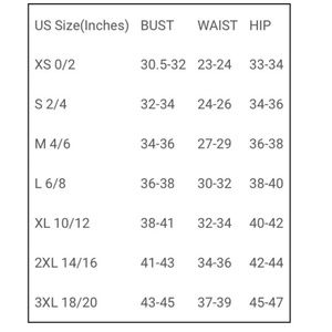 Size Chart for @story_tellers